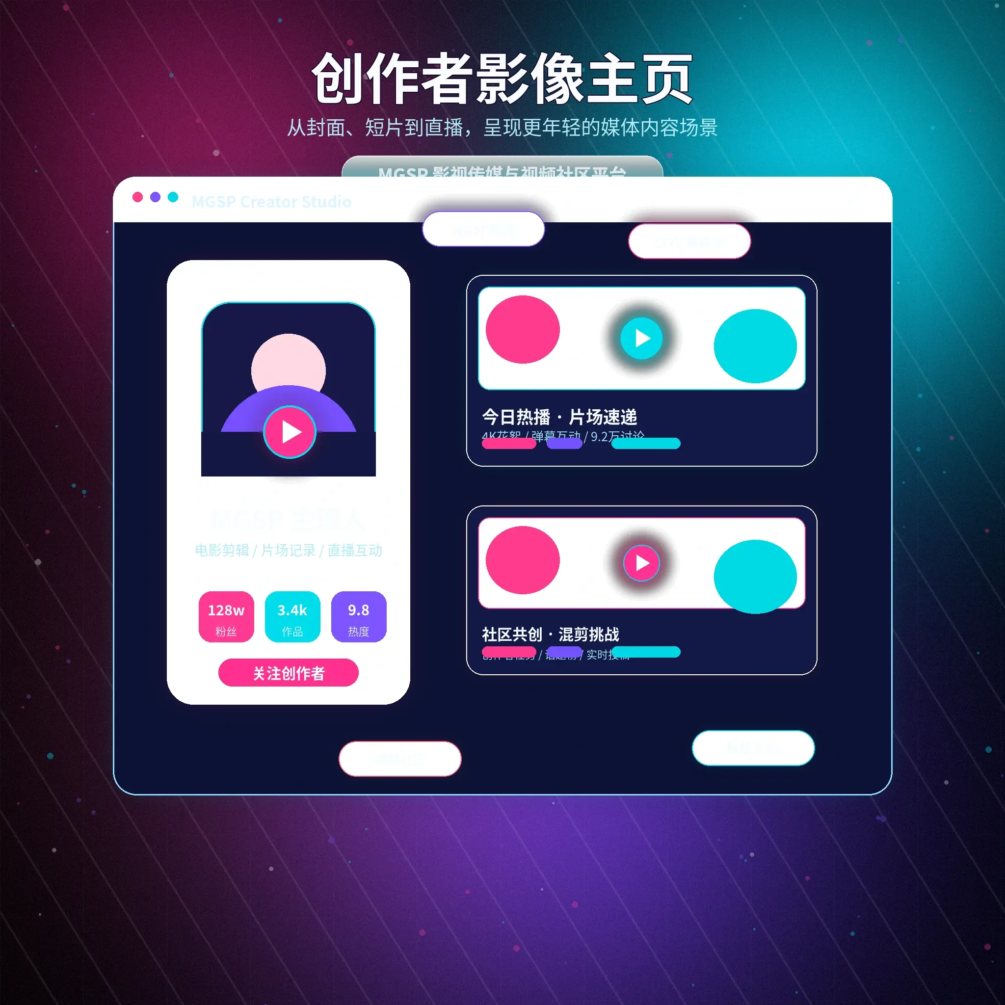 蘑菇视频账户指南服务展示